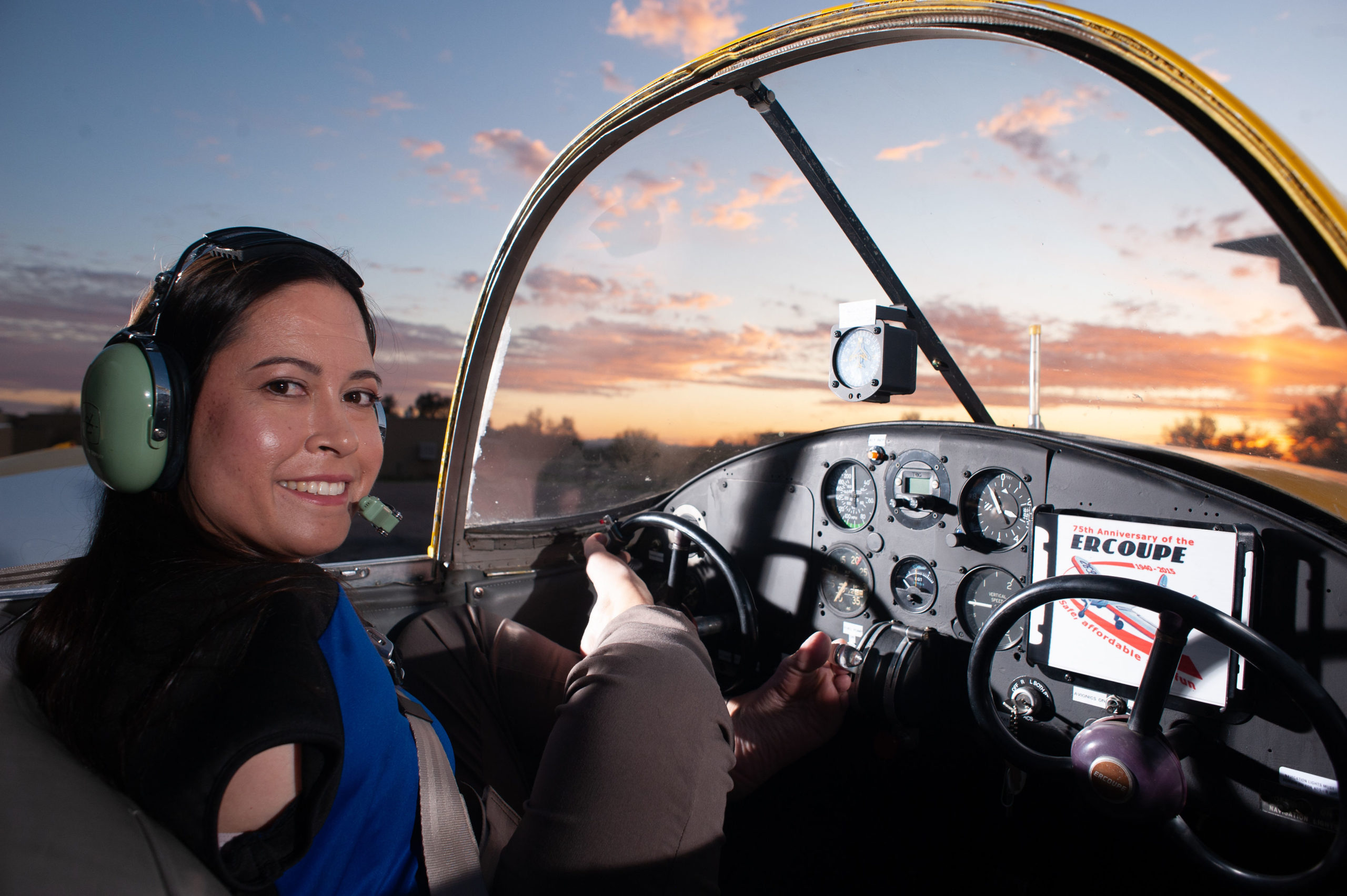 Cockpit Sunset JCMS